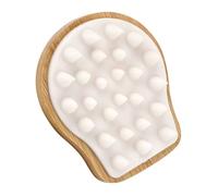 GALPADA Spazzola Massaggio Capelli Bamboo Morbida per Esfoliazione Cute e Massaggiatore Scalp Stimolante per Capelli Sani e Rilassamento Profondo