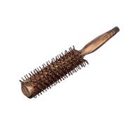 GALPADA Spazzola per Capelli Setole di Cinghiale e Pettine Rullo in Legno per Asciugatura Phon per Capelli Lunghi Ricci e Spessi Riduce Crespo ed Elettricità Statica