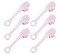 GALPADA Spazzola per Pulizia Viso Set in Silicone Lavanda 6 Pezzi Portatile Multifunzionale per Tutti i Tipi di Pelle per Viaggi e Palestra
