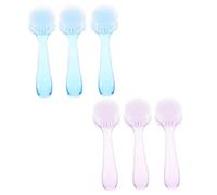 GALPADA Spazzola Per Viso Delicata Sulla Pelle 6 Pezzi Set Piccolo Portatile Esfoliante Manuale Per La Pulizia Quotidiana Del Viso Uso Casa e Viaggio