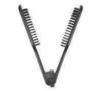 GALPADA Spazzola Pinza Lisciante per Capelli Antistatica Pettine Doppio Setole Ergonomiche per Tutti i Tipi di Capelli Districante e Protettiva Elettricità Statica