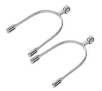 GALPADA Speroni Inglesi da Equitazione in Acciaio Inossidabile con Sfera Rotante per Stivali Uomo, Accessori e Attrezzatura Equestre per Allenamento e Spettacolo