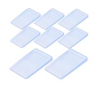 GALPADA Spessori Da Tavolo Trasparenti 8 Pezzi, Fermaporta Senza Chiodi Antiscivolo, Spessori Di Livellamento Per Mobili e Porte, Protezione Pavimenti Per Uso Domestico e Sicurezza Ragazzo Ragazza