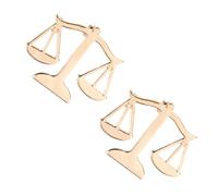 GALPADA Spilla Da Abito Bilancia Da Uomo in Metallo Lega Set 2 Pezzi, Distintivo Da Bavero Per Professionisti Legali e Giuristi, Accessorio Simbolo Di Giustizia e Armonia, 3,5 Cm