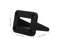 GALPADA Staffa per Montaggio Ad Incasso con Connettore Rapido Piastra Recessed in Plastica Robusta Copertura Pannello per Connessione Sicura Batterie Camper e Caravans