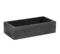 GALPADA Stampo in Grafite per Fusione Metalli 1000g, Lingottiera 100x50x25mm Elevata Stabilità Termica, Resistente ad Acidi e Alcali, per Laboratorio e Raffinazione Oro, Argento e Rame