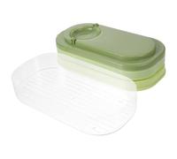 GALPADA Stampo per Ravioli Design Ergonomico in Pp Verde, Pressa Portatile per Pelli di Gnocchi Scatola di Conservazione Integrata, Facile da Usare e Riutilizzabile fare Ravioli a Casa