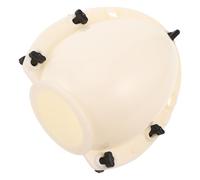 GALPADA Stampo per Uova di Pasqua Giganti in Plastica Beige, Creativo 3d per Cioccolato Cavo, Esperienza Fai-da-te Versatile per Feste e Regali