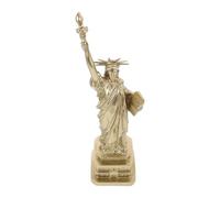 GALPADA Statua della Libertà in Resina Dorata, Soprammobile da Ufficio