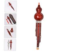 GALPADA Strumento Musicale Hulusi Cinese Professionale Cucurbitacea Flauto Portatile per Principianti con Suono Design Liscio e Durevole Adatto Studenti e Adulti