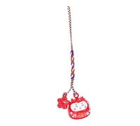 GALPADA Suono Dell'Acqua Campana Accessori Per Appendere Auto Giapponese Portafortuna Gatto Ciondolo Appeso Chiave Ciondolo Appeso Giapponese Portafortuna Gatto Appeso Decorazione