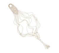 GALPADA Supporto Da Parete Per Ukulele e Chitarra in Rete - Gancio Decorativo Per Appendiabiti Soprano - Stile Boho Con Design in Lino Di Cotone Ideale Per Musicisti e