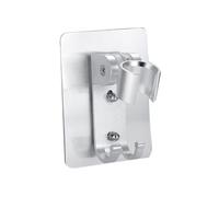 GALPADA Supporto Doccia in Alluminio Spaziale senza Foratura Regolabile Angolo Base Adesiva per Soffione Montaggio Muro su Superfici Lisce