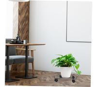 GALPADA Supporto Fioriere in con Puleggia Base Mobile per Vasi da Portavaso Scorrevole per Balcone e e Pratico Piedistallo per Piante Pesanti