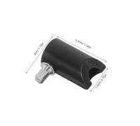 GALPADA Supporto per Piatti Batteria Elettronica Stabilizzatore Braccio in Zinco PE Nero Lungo Montatura Fissa Anti-rotazione Compatibile con Roland Drum Base Stabile per Performance