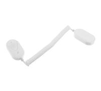 GALPADA Supporto per Telecomando con Corda Elastica Retrattile e Molla, Materiale Plastico Bianco, Sistema Anti-perdita per Tv e Altri Dispositivi, per Integrazione Domestica