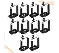 GALPADA Supporto per Telefono Clip Regolabile 10 Pezzi, Accessori in ABS e Lega Design Portatile, Set per Smartphone e Selfie in Movimento