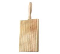 GALPADA Tagliere in Legno Khaki fare Vari Tipi di Pasta Manico Ergonomico, per Uso Domestico nella Preparazione di Gnocchi e Pasta Artigianale