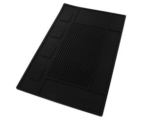 GALPADA Tappetino Magnetico per Strumenti da Parrucchiere in Pvc Nero 45x30cm Resistente al Calore e Antiscivolo