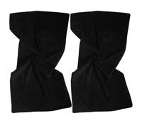 GALPADA Tappetino per Tavolo da Trucco Nero 2 Pezzi Riutilizzabile Design Elegante per Postazione Trucco Stabile e Funzionale