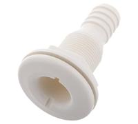 GALPADA Tappo di Scarico Barca in Plastica ABS Bianca 1” Raccordo Passascafo e Presa D’Aria a Ciotola per Impianti Idraulici Nautici, Montaggio Sentina per Yacht e Imbarcazioni Sportive
