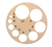 GALPADA Tavola in Legno Dilatazioni Cervicali e Fetale Modello Didattico per Preparazione al Parto Ruota in Legno per Studenti e Ostetriche