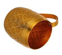 GALPADA Tazza da Bere in Metallo Creativa Color Oro da 350 Ml per Tè, Latte e Colazione, Bicchiere Versatile per Casa, Bar e Ristorante, Regalo Originale per Amici e Famiglia