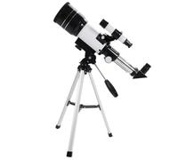 GALPADA Telescopio Astronomico Professionale Rifrattore 70mm 150x con Treppiede e Clip per Smartphone in Lega di Alluminio per Osservazione Stellare e Avventure nella Giungla