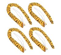 GALPADA Tiger Tail Costume Accessory Plush Animal Tail For Lightweight Reusable Halloween Party And Stage Performance Animal Dress Up