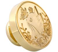 GALPADA Timbro di Cera per Sigillo di Busta Elemento in Rame Piccolo Sigillo di Cera Decorativo Vintage per Lettere e Inviti per Decorazione Posta
