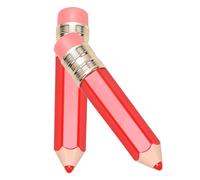 GALPADA Tubi per Lucidalabbra Vuoti Design Compatto e Riutilizzabile Set 3 Pezzi a Forma di Matita in Plastica Rossa per Fai da Te e Utilizzo Outdoor