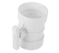 GALPADA Valvola Controllo Volume Aria in PP Plastica per Manuale Regolatore Resistente e Base Adatta Sistemi HVAC Industriali e Civili Superficie Liscia e Design Pratico