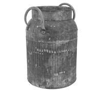 GALPADA Vaso per Fiori Vintage in Materiale Sintetico Resistente, Decorazione Rustica per Balcone e Giardino, Secchiello Creativo per Piante e Oggetti Piccoli