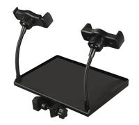 GALPADA Vassoio Audio per Microfono con Morsetto Supporto per Microfono e Telefono 20X14 CM Mensola Multifunzione Compatibile per Studi di Registrazione e Performance Live