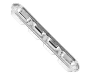 GALPADA Vassoio e Facile da Pulire Materiale Affidabile in Acciaio Inossidabile a 4 Scomparti Design alla Tradizione per Condimenti per Ristoranti e Case