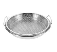 GALPADA Vassoio Filtro Olio in Acciaio con Cestello Scolafritto Multiuso per Cucina Resistente e Facile da Pulire per Scarico Olio e Sgocciolatura Alimenti Fritti