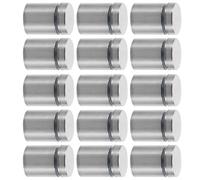 GALPADA Viti Inox per Specchietti Chiodi Cavi 18 Pezzi Viti Distanziali per Supporto da Parete di Specchi e Cartelli Uso Interno ed Esterno 1.10X0.75X0.75In