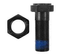 GALPADA Wheelchair axle insert, ricevitore per perno assale posteriore, manicotto del cuscinetto compatibile, metallo nero, accessori per disabili, installazione rapida