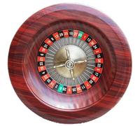 GALPBBCADE Ruota della Roulette in Legno Portatile Roulette Gioco da Tavolo Roulette Gioco in Legno Roulette Gioco Casino Set Solido di Intrattenimento Giochi da Tavolo Tempo Libero,003