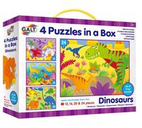 Galt puzzle Nella terra dei dinosauri 4 in 1 (12-24 pezzi)