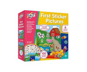 Galt Toys, First Sticker Pictures, Reusable Sticker Activity Kit, Ages 3 Years Plus