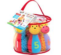 Giungla Pals Skittles Divertente Morbido Bowling Sonagli Galt Toys 12 Mesi Nuovo