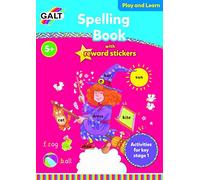 Galt Toys, Play & Learn - Spelling Book, Home Learning Activity and Sticker Book, Ages 5 Years Plus