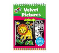 Galt Toys, Velvet Pictures - Animals, Colouring Books for Children, Ages 4 Years Plus