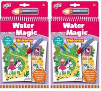 Galt Toys, Water Magic - Unicorns, Colouring Books for Children, Ages 3 Years Plus (Confezione da 2)