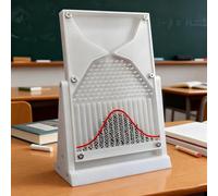 Galton Board Experiment Model for Physics Education, modello da scrivania con curva a campana, dimostra leggi statistiche e concetti di distribuzione casuale