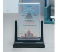 Galton Board for Normal Distribution Model, efficace dimostrazione statistica del diritto, strumento di laboratorio di fisica per l'istruzione e l'insegnamento, aiuto didattico intuitivo
