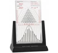 Galton Board | Kit di apprendimento STEM per probabilità e statistica per aule di fisica | Aiuto pratico per l'insegnamento della matematica con 2800 perline in acciaio | Risorsa per insegnanti e