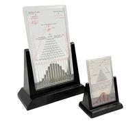 Galton Board, kit modello dimostrativo di probabilità, strumento per esperimenti di laboratorio di fisica per distribuzione casuale con curva a campana, standard 16 x 11,9 cm