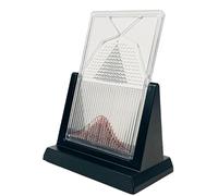 Galton Board - Modello di probabilità per l'apprendimento della distribuzione casuale e della dimostrazione della curva a campana, strumento ideale per esperimenti di legge statistica